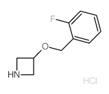 3-[(2-fluorobenzyl)oxy]azetidine(SALTDATA: HCl) Structure