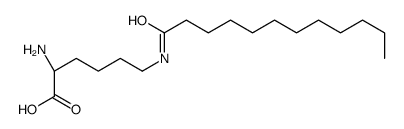 (2S)-2-amino-6-(dodecanoylamino)hexanoic acid Structure