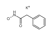 potassium phenylacetohydroxamate Structure
