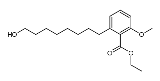 ethyl 6-(8-hydroxyoctyl)-2-methoxybenzoate Structure