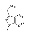 {1-甲基-1H-吡唑并[3,4-b]吡啶-3-基}甲胺结构式