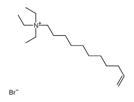 triethyl(undec-10-enyl)azanium,bromide结构式