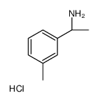 (R)-1-间甲苯乙胺盐酸盐结构式