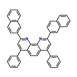 2,9-双(萘-2-基)-4,7-二苯基-1,10-菲咯啉结构式