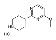 4-methoxy-2-piperazin-1-yl-pyrimidine,hydrochloride Structure