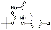 (S)-2-((Tert-butoxycarbonyl)amino)-3-(2,5-dichlorophenyl)propanoic acid Structure