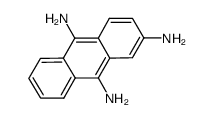 anthracene-2,9,10-triamine结构式