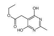 ETHYL2-(4,6-DIHYDROXY-2-METHYLPYRIMIDIN-5-YL)ACETATE结构式