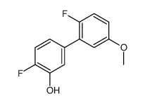 2-fluoro-5-(2-fluoro-5-methoxyphenyl)phenol Structure