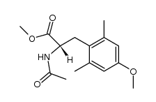 N-Acetyl-2,6 dimethyl-O-methyl-(S)-tyrosine methyl ester Structure