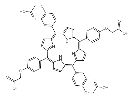 5,10,15,20-四(4-羧基甲氧苯基)-21H,23H-卟吩结构式