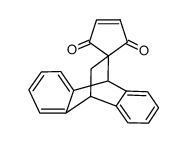 (9's,10's)-9',10'-dihydrospiro[cyclopentane-1,11'-[9,10]ethanoanthracen]-3-ene-2,5-dione结构式
