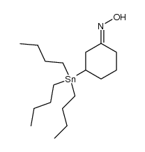 3-(tributylstannyl)cyclohexanone oxime结构式