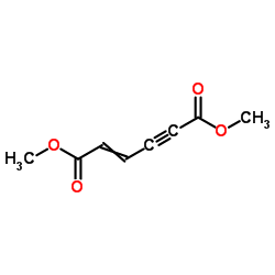 2-Hexen-4-ynedioic acid dimethyl ester structure