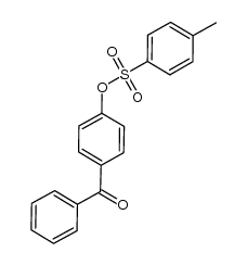 4-benzoylphenyl 4-methylbenzenesulfonate结构式