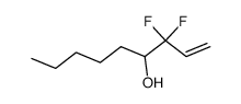 3,3-difluoro-1-nonen-4-ol结构式
