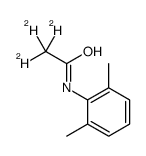 N-(2,6-二甲基苯基)乙酰胺-d3结构式