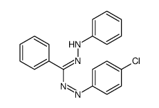 N'-anilino-N-(4-chlorophenyl)iminobenzenecarboximidamide Structure