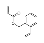 (2-ethenylphenyl)methyl prop-2-enoate Structure