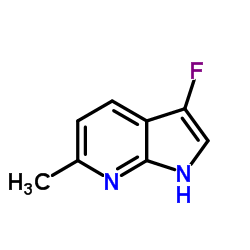 3-Fluoro-6-methyl-1H-pyrrolo[2,3-b]pyridine structure