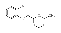 (2-溴苯基)(2,2-二乙氧基乙基)硫烷结构式