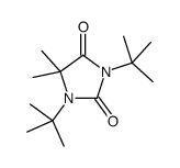 1,3-ditert-butyl-5,5-dimethylimidazolidine-2,4-dione结构式