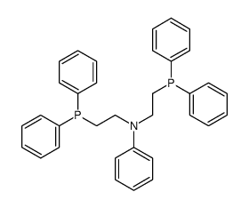 N,N-bis(2-diphenylphosphanylethyl)aniline结构式