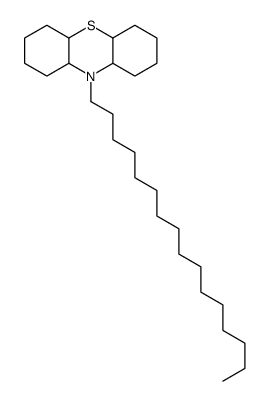 10-hexadecyl-1,2,3,4,4a,5a,6,7,8,9,9a,10a-dodecahydrophenothiazine Structure