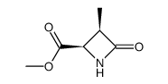 2-Azetidinecarboxylicacid,3-methyl-4-oxo-,methylester,cis-(9CI)结构式
