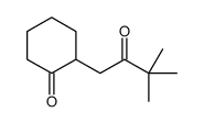 2-(3,3-dimethyl-2-oxobutyl)cyclohexan-1-one结构式