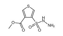 methyl 4-(hydrazinosulfonyl)thiophene-3-carboxylate Structure