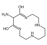 6-amino-1,4,8,11-tetrazacyclotetradecane-5,7-dione结构式
