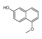 6-Hydroxy-2-methoxynaphthalene Structure