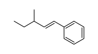 (E)-(3-methylpent-1-en-1-yl)benzene Structure