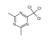 2,4-dimethyl-6-trichloromethyl-[1,3,5]triazine结构式