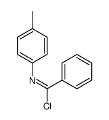 N-(4-methylphenyl)benzenecarboximidoyl chloride结构式