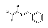 N-benzylidene-1,2-dichloro-2-fluoroethenylamine结构式