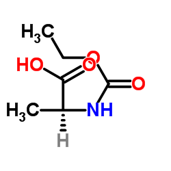 N-乙氧基羰基-L-丙氨酸结构式