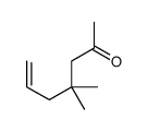 4,4-dimethylhept-6-en-2-one结构式