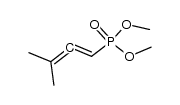 dimethyl (3-methylbuta-1,2-dien-1-yl)phosphonate结构式