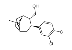 (1R,2R,3S)-2-hydroxymethyl-3-(3,4-dichlorophenyl)-tropane Structure