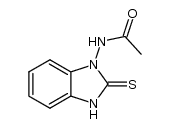 N-(2-thioxo-2,3-dihydro-1H-benzo[d]imidazol-1-yl)acetamide结构式