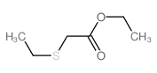 2-(乙硫基)乙酸乙酯结构式