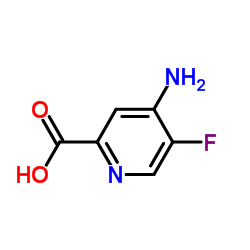 4-Amino-5-fluoro-2-pyridinecarboxylic acid Structure