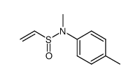 N-methyl-N-(4-methylphenyl)ethenesulfinamide结构式