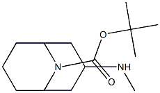 外型-3-甲氨基-9-BOC-9-氮杂双环[3.3.1]壬烷结构式