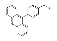 9-[4-(bromomethyl)phenyl]acridine Structure