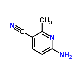 6-氨基-2-甲基吡啶-3-甲腈结构式