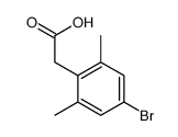 2-(4-bromo-2,6-dimethyl-phenyl)acetic acid Structure