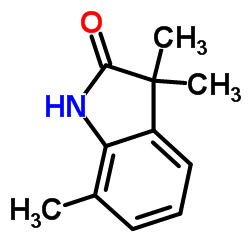 3,3,7-三甲基吲哚炔-2-酮结构式